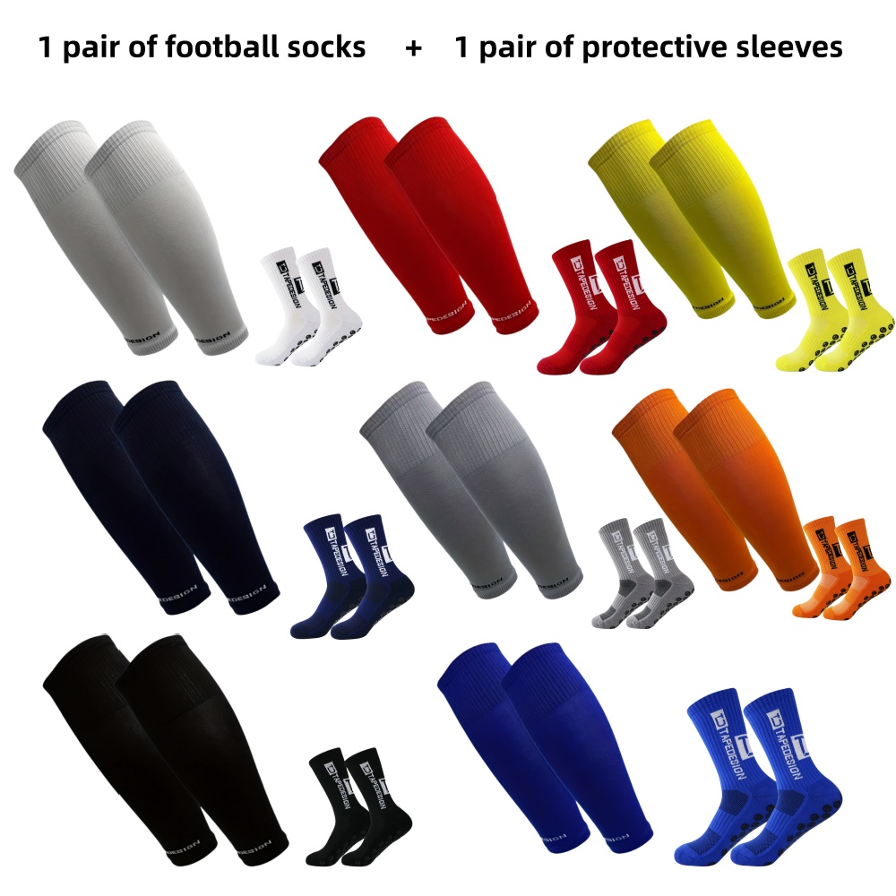 Compression Sleeve Calf - زوج واحد من جوارب كرة القدم،