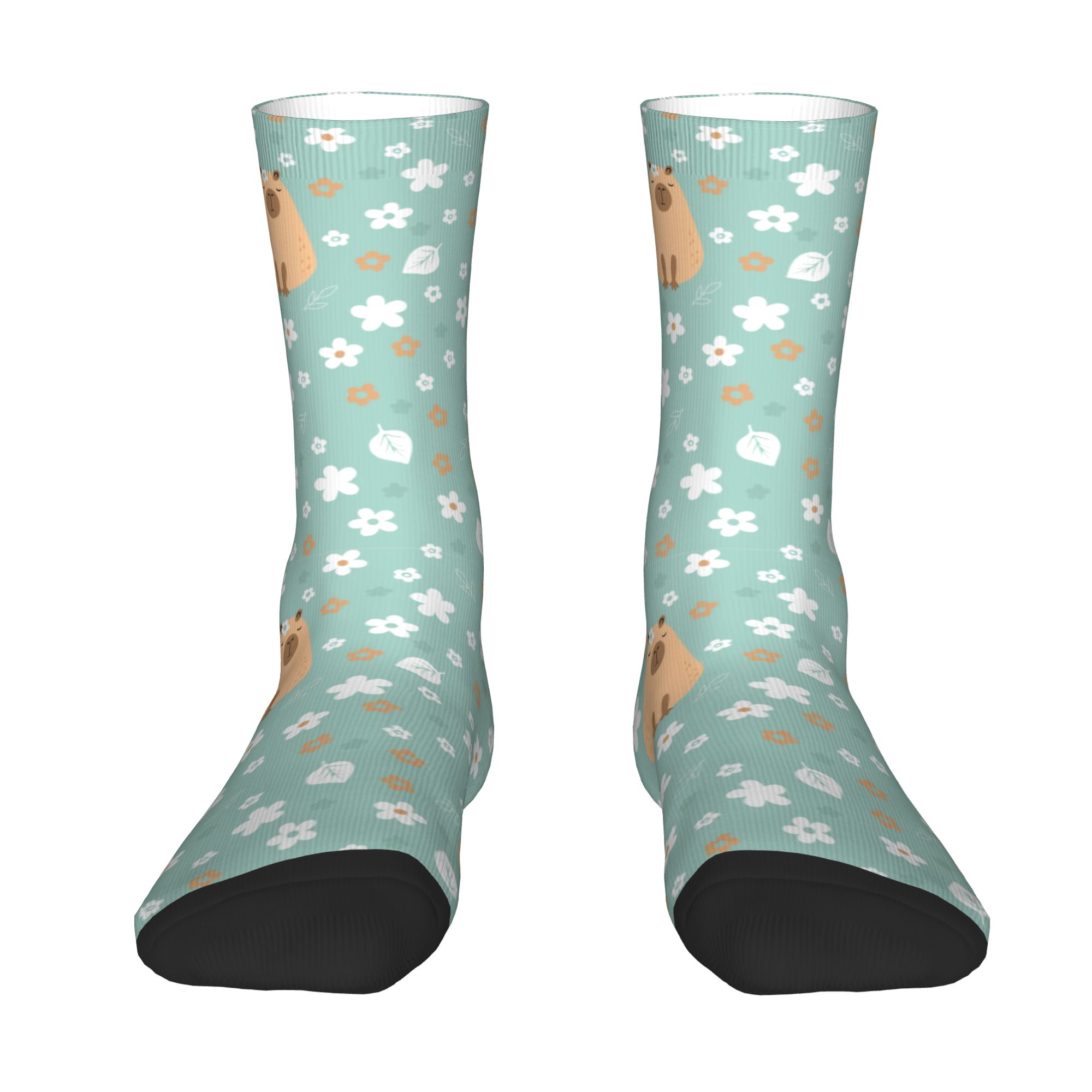 Dress Sock Men - جوارب رجالية ونسائية مخصصة بتصميم الكابيبارا