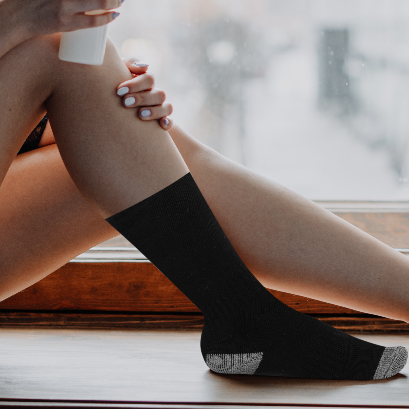 Thermal Sock Winter - مجموعة واحدة من الجوارب الكهربائية المدفأة