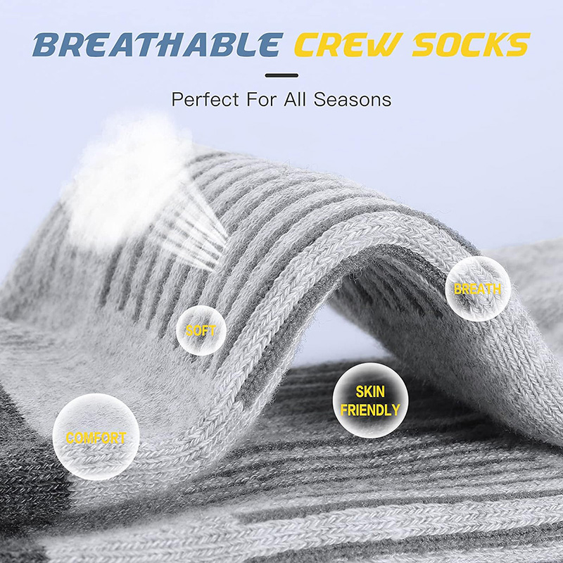 5 أزواج من الجوارب الرياضية لل - مراجعة Athletic Sock Cushion وسعره