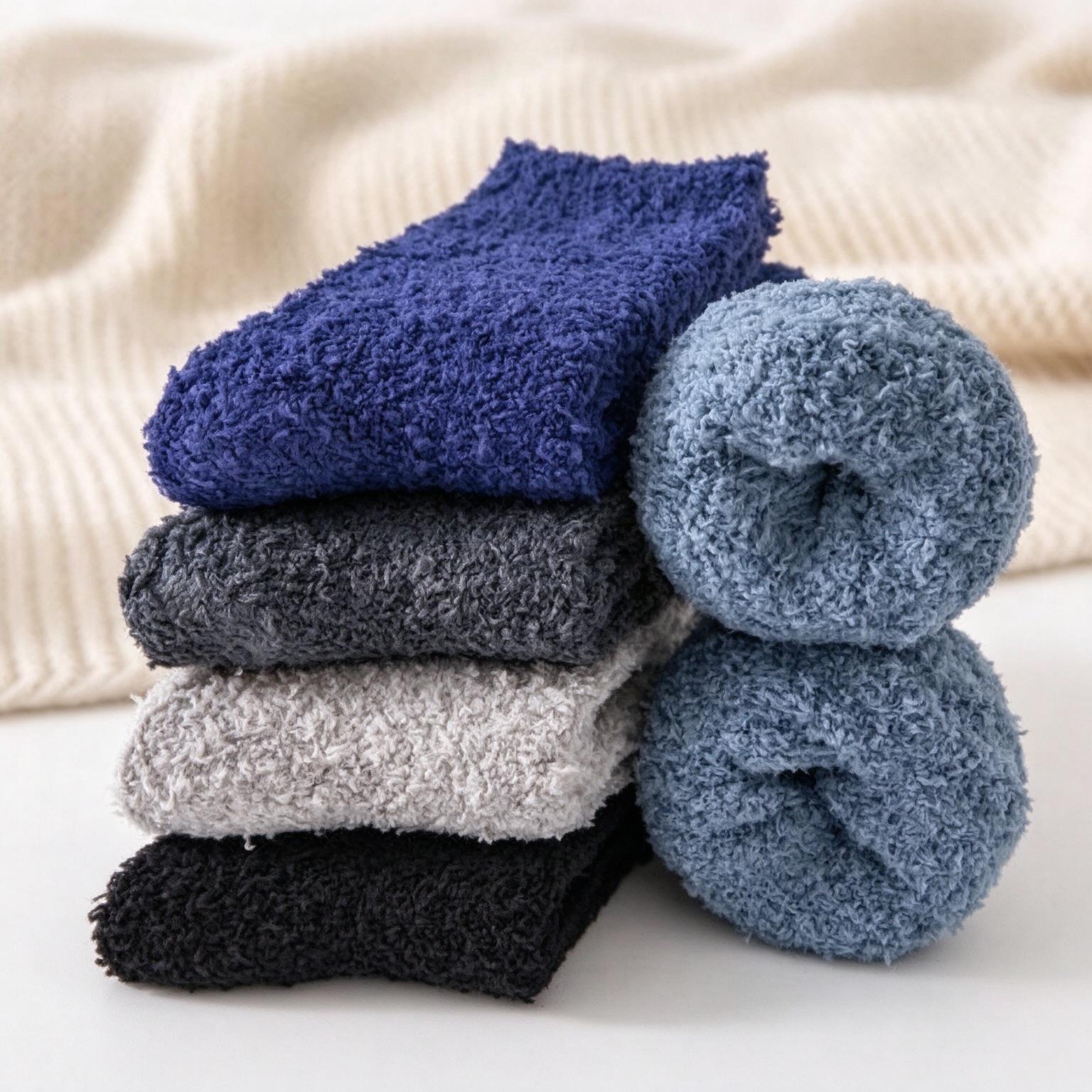 5 أزواج من جوارب الرجال الكروي - مراجعة Thermal Sock Winter وسعره